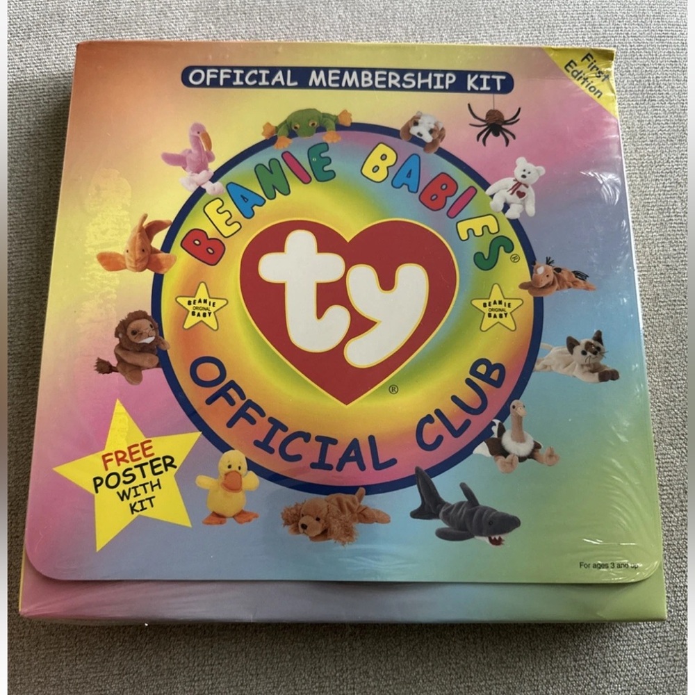 SEALED TY Beanie Babies Official Club Membership Kit